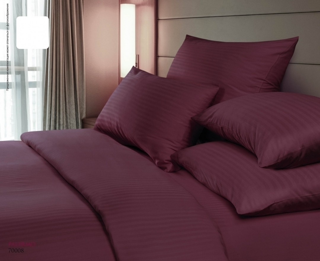 КПБ 1,5сп страйп-сатин (нав 50*70) Verossa Stripe <70008 Палермо Скидка>