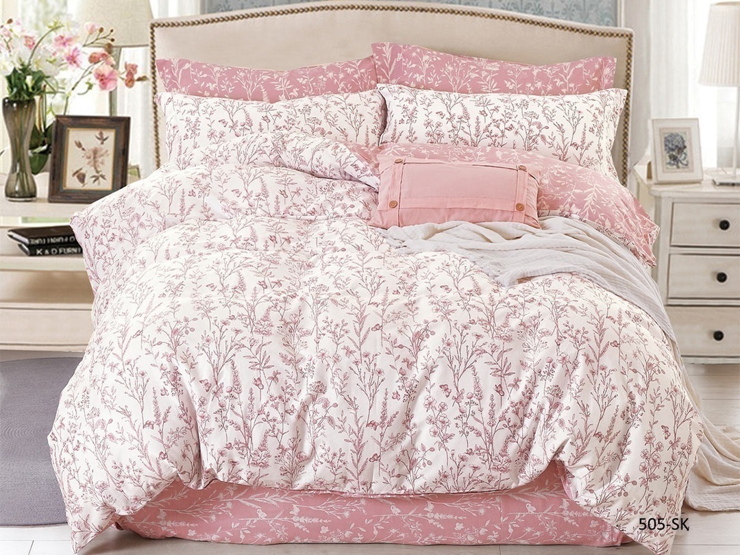 КПБ 2сп сатин в коробке (нав 70*70) Satin de Luxe SK Клео <505-SK>