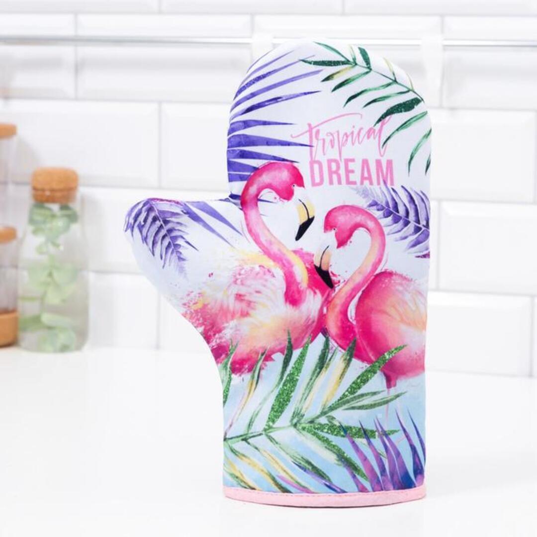 Прихватка-Варежка п/э Доляна <4665428 Tropical dream 20*28>