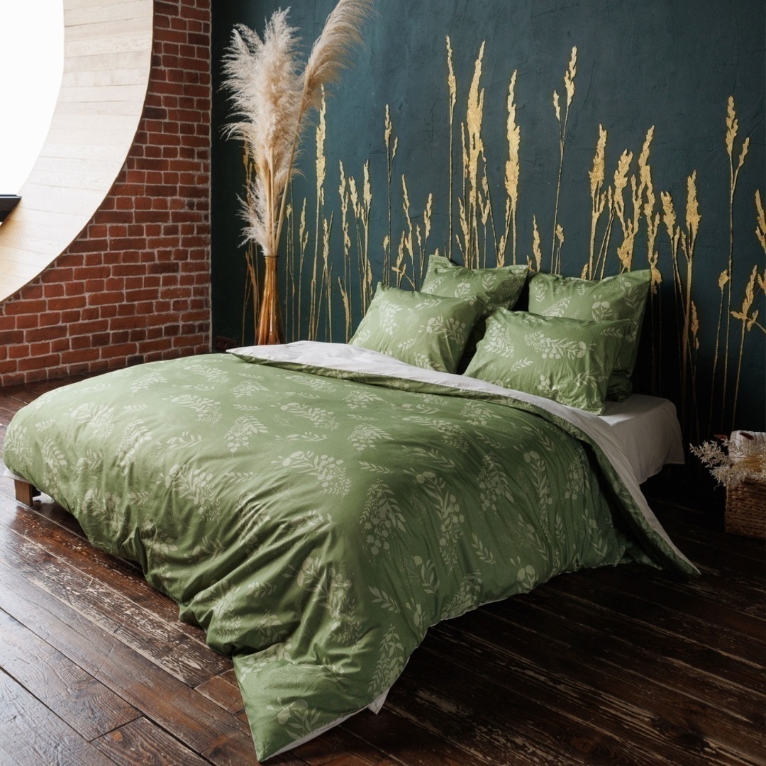 КПБ 2сп перкаль Эко Style Волшебная ночь <8768/1 Grass Скидка.>