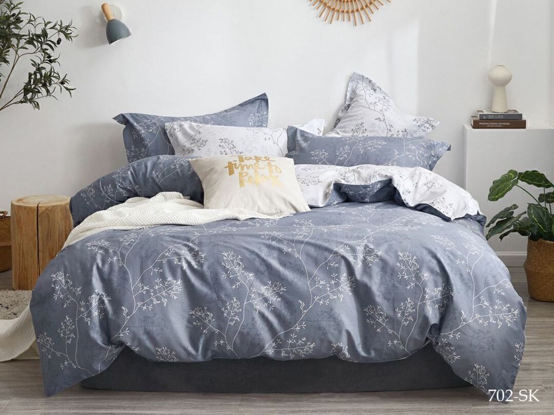 КПБ 1,5сп сатин в коробке (нав 70*70) Satin de Luxe SK Клео <702-SK>