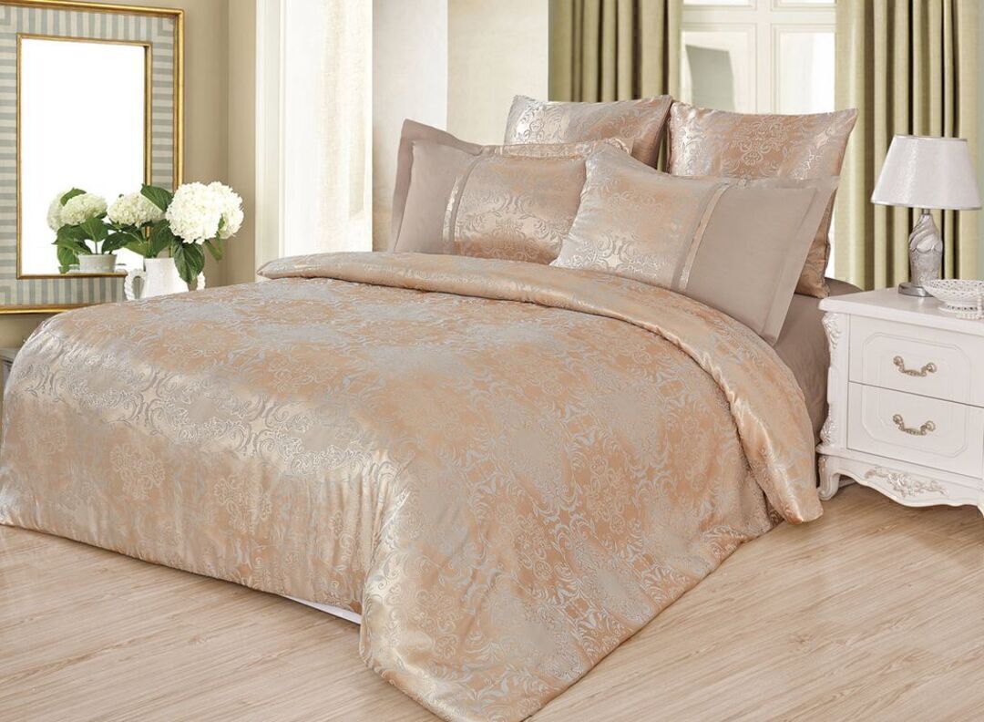 КПБ семейный сатин-жаккард Satin Jacquard SG Клео <SG-096>