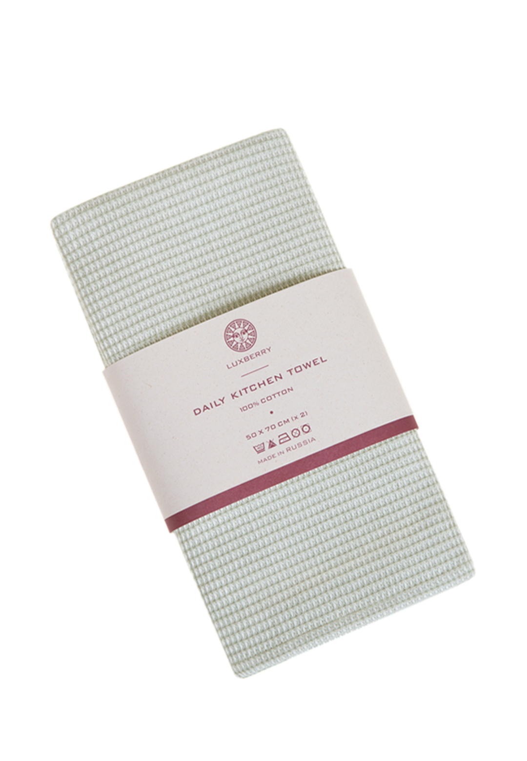 Набор кухонных полотенец DAILY KITCHEN TOWEL Luxberry <2 полотенца в наборе 50*70,зеленый>