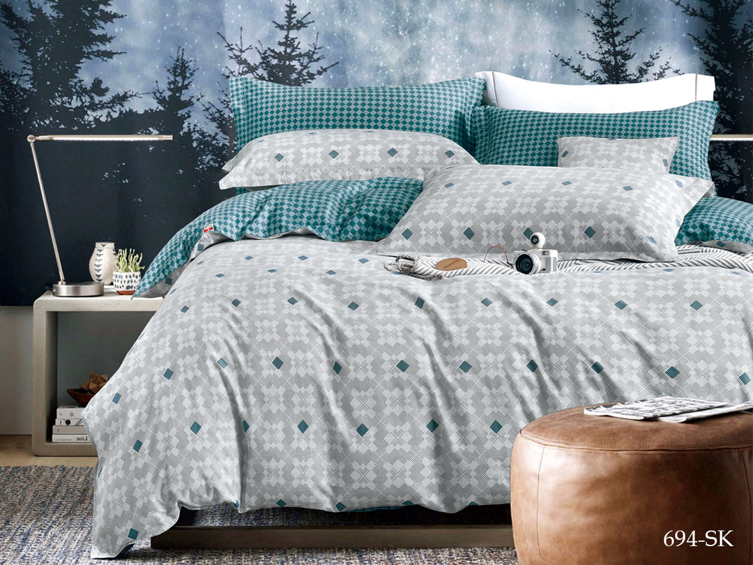 КПБ семейный сатин в коробке Satin de Luxe SK Клео <694-SK>