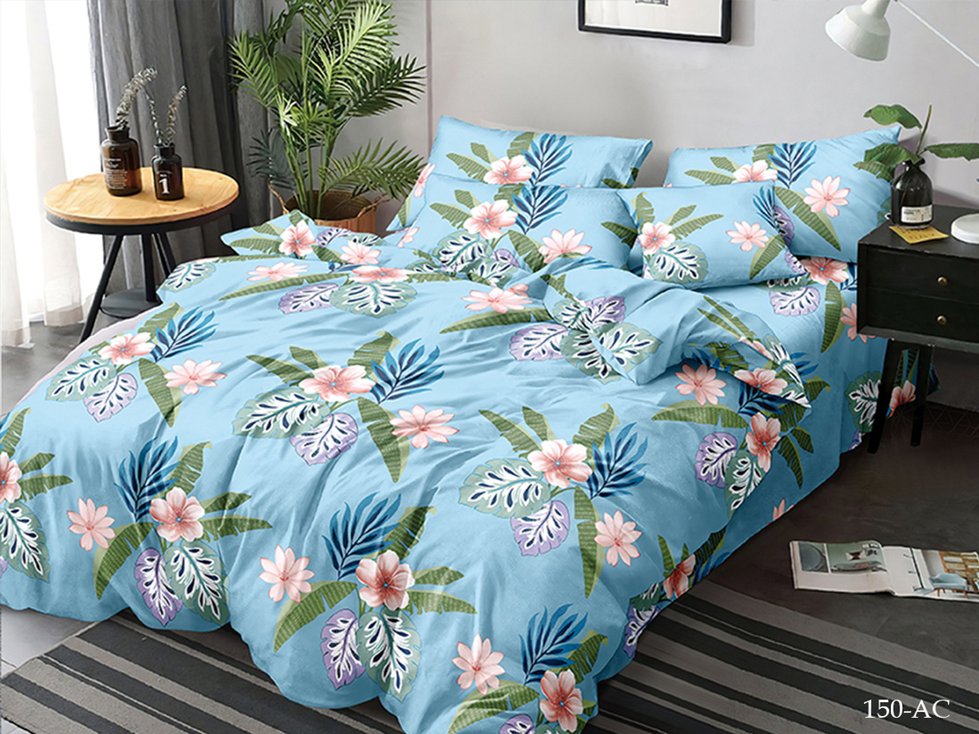 КПБ евро полисатин Art Color AC (нав. 50*70-2шт) Клео <AC-150>