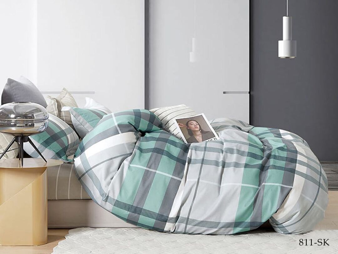 КПБ евро сатин в коробке Satin de Luxe SK Клео <811-SK>