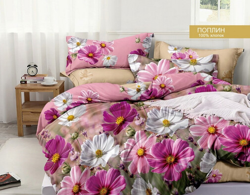 КПБ евро поплин Exclusive Viola <ПВ20-1371>