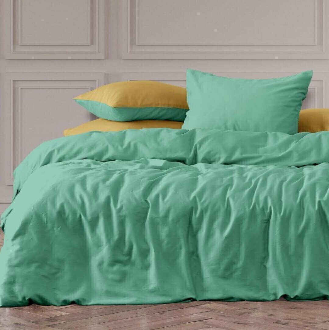 КПБ 1,5сп перкаль Унисон <86056-8/86081-1 Rimini  Unicolor Скидка>