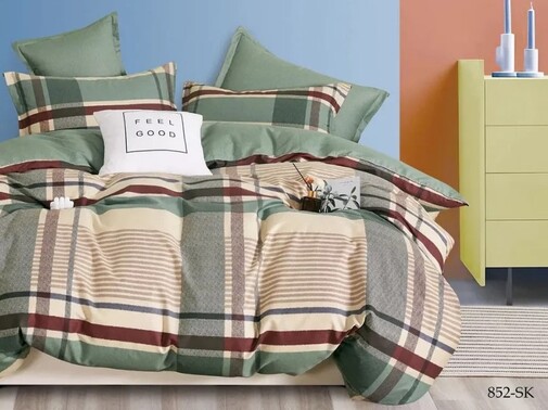 КПБ 1,5сп сатин в коробке (нав 70*70) Satin de Luxe SK Клео <852-SK>