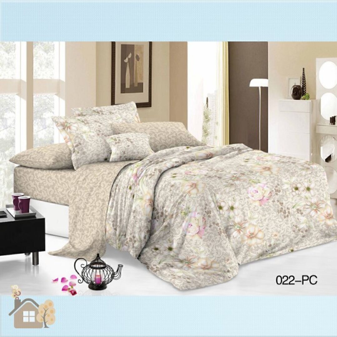 КПБ 1,5сп поплин Pure Cotton PC Клео <PC-022>