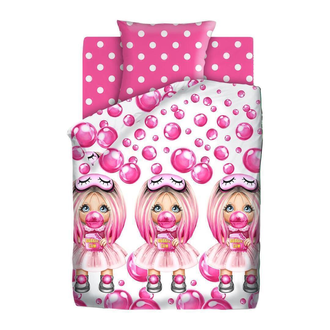 КПБ детский 1,5сп бязь Juno <729141 Bubble gum>
