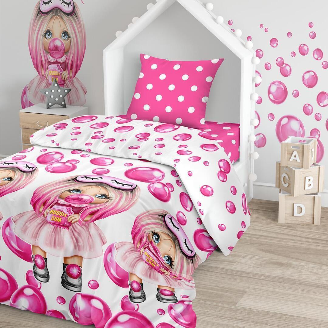 КПБ детский 1,5сп бязь Juno <729141 Bubble gum>