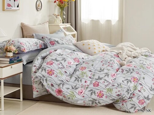 КПБ 1,5сп сатин в коробке (нав 70*70) Satin de Luxe SK Клео <892-SK>