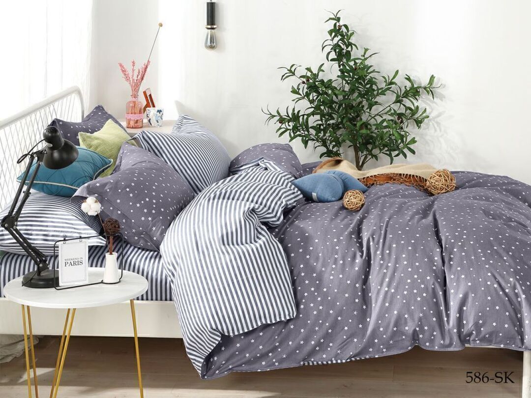 КПБ 2сп сатин в коробке (нав 70*70) Satin de Luxe SK Клео <586-SK>