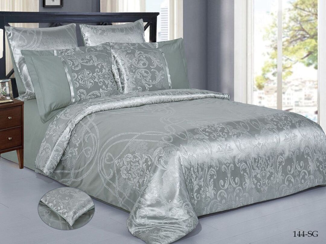 КПБ 2сп сатин-жаккард Satin Jacquard SG Клео <SG-144>