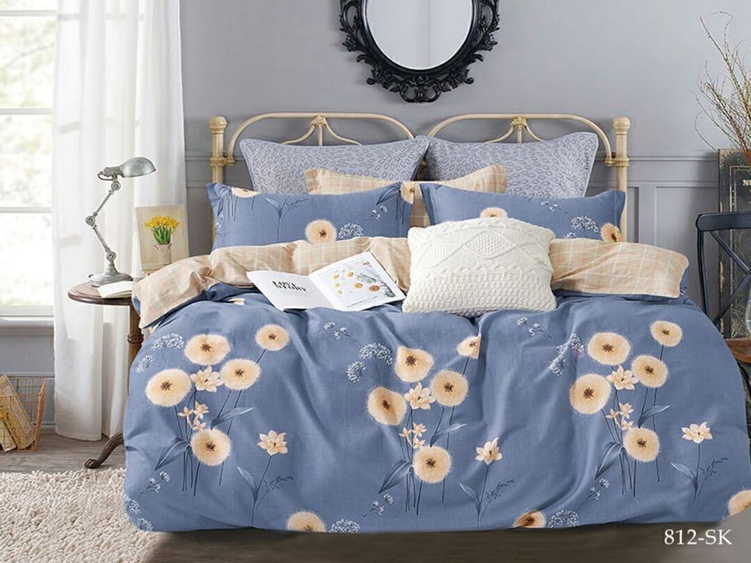 КПБ евро сатин в коробке Satin de Luxe SK Клео <812-SK>