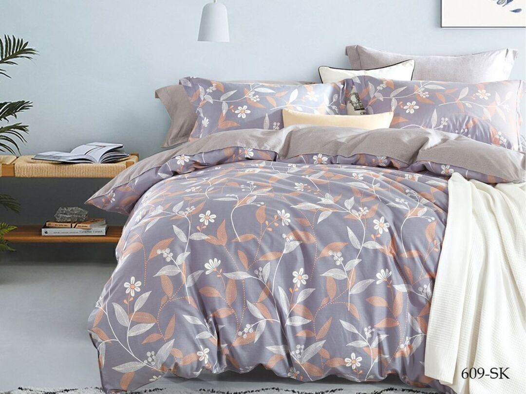 КПБ 2сп сатин в коробке (нав 70*70) Satin de Luxe SK Клео <609-SK>