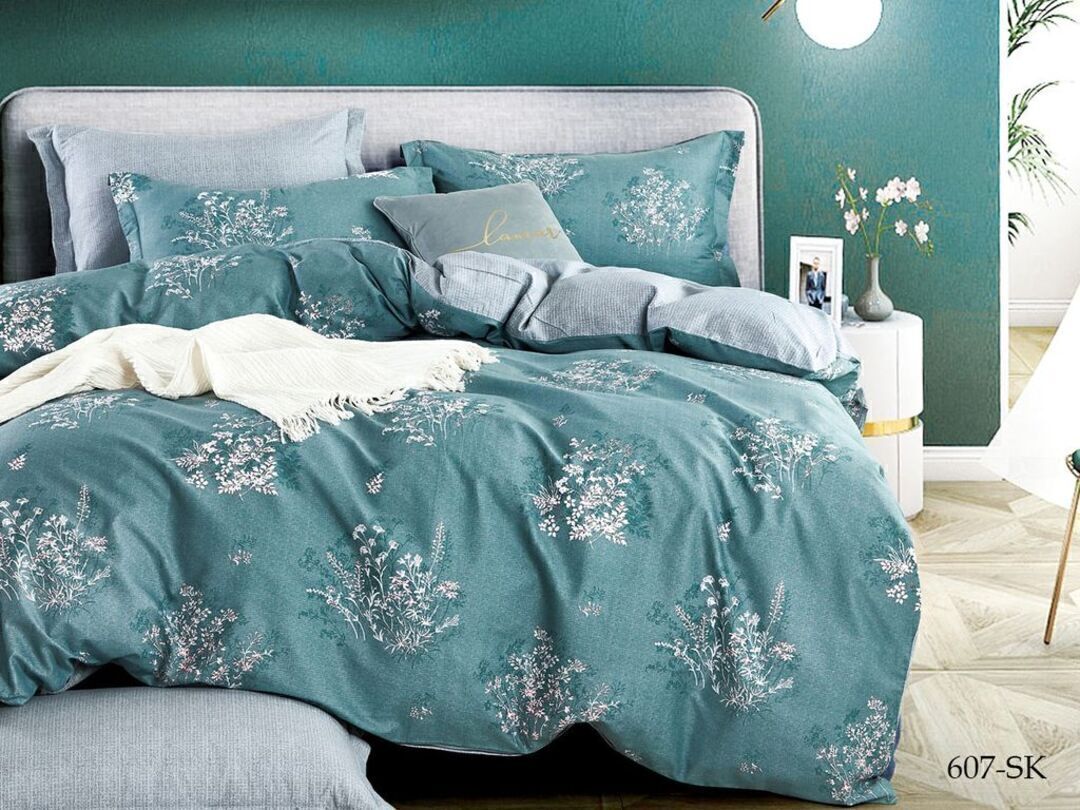 КПБ 1,5сп сатин в коробке (нав 70*70) Satin de Luxe SK Клео <607-SK>
