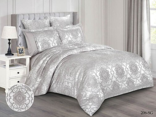 КПБ семейный сатин-жаккард Satin Jacquard SG Клео <SG-206>