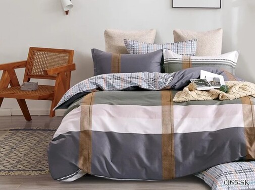 КПБ евро сатин в коробке Satin de Luxe SK Клео <0095-SK>
