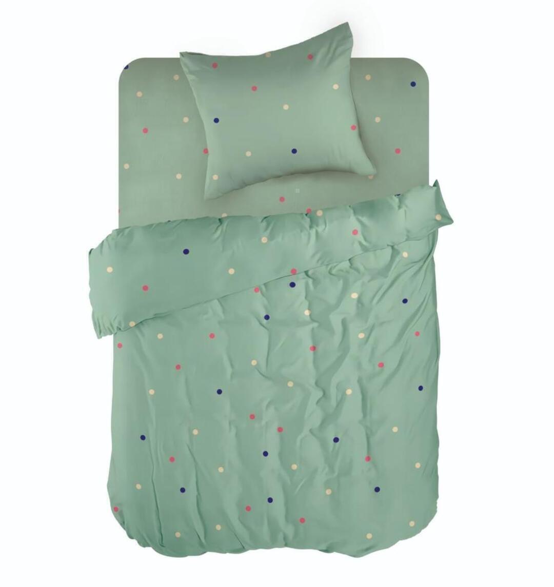 КПБ в детскую кроватку перкаль Wenge baby <977007 Polka dots>