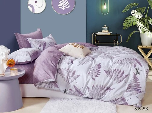 КПБ евро сатин в коробке Satin de Luxe SK Клео <839-SK>
