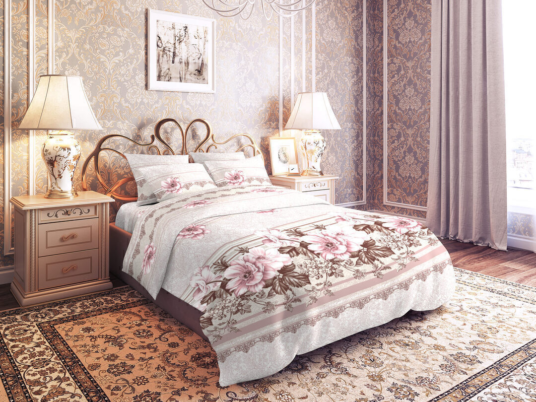 КПБ 2сп бязь (125) Реноме <9125-1 Камея> (арт.35/101)