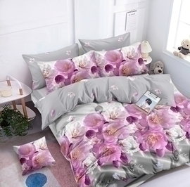 КПБ семейный поплин Exclusive Viola <ПВ11-1251 Скидка>