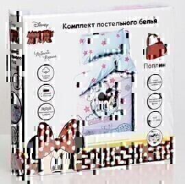 КПБ детский 1,5сп поплин Мульты <4671424  Minnie Mouse с единорогом>