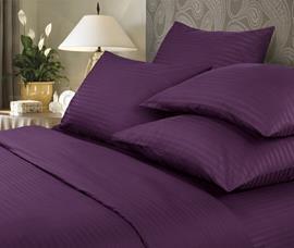 КПБ евро страйп-сатин Verossa Stripe <70012 Violet Скидка>