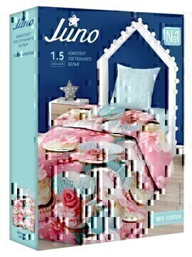 КПБ детский 1,5сп бязь Juno <729142 Майнкрафт>
