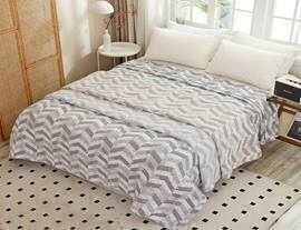 Покрывало хлопковое 46..316 7Я, 4608316, серо-голубой