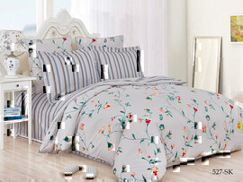КПБ евро сатин в коробке Satin de Luxe SK Клео <527-SK>