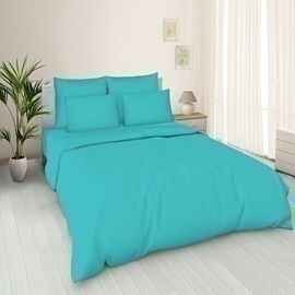 Наволочка 70*70 упак 2шт поплин однотонный Реноме<70*70, тиффани> (арт.02/104)