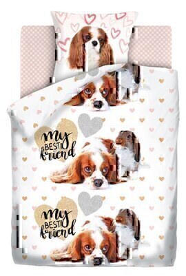 КПБ 1,5сп поплин For You <587248 Puppy and Bunny>