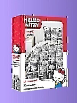 КПБ 1,5сп поплин Crazy Getup <940362 Kitty Manga>