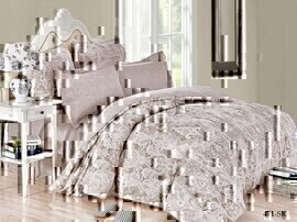 КПБ евро сатин в коробке Satin de Luxe SK Клео <471-SK>