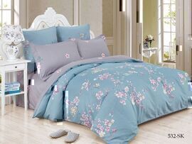 КПБ евро сатин в коробке Satin de Luxe SK Клео <532-SK>