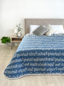 Покрывало окантованное микрофибра Viola, ПСЗ-1022