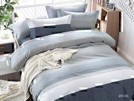 КПБ евро сатин в коробке Satin de Luxe SK Клео <488-SK>