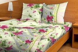 КПБ 1,5сп бязь (125) Реноме <3675-1 Сирень> (арт.35/100)