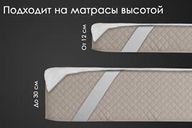 Наматрасник водонепроницаемый с резинками по углам Реноме
